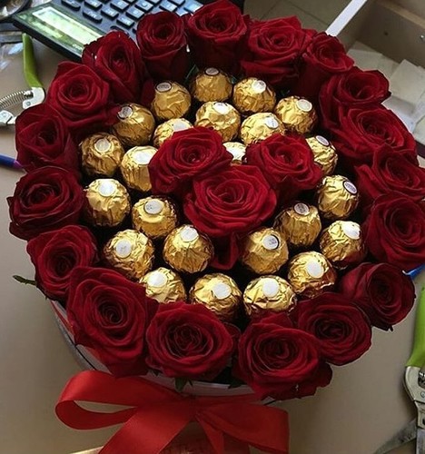 Цветы со сладостями №33