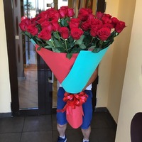 Голландские розы 100см 35 шт