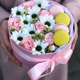 Цветы с макаронс №30