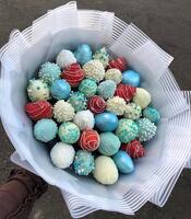 Букет из клубники в шоколаде “Tranquility” 