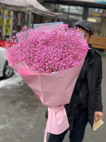 Букет "РОЗОВЫЙ ФЛАМИНГО"