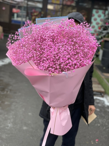 Букет "РОЗОВЫЙ ФЛАМИНГО"